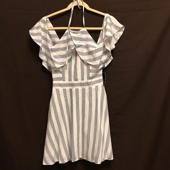 NWT Lulus cold shoulder mini dress - Picture 7 of 8